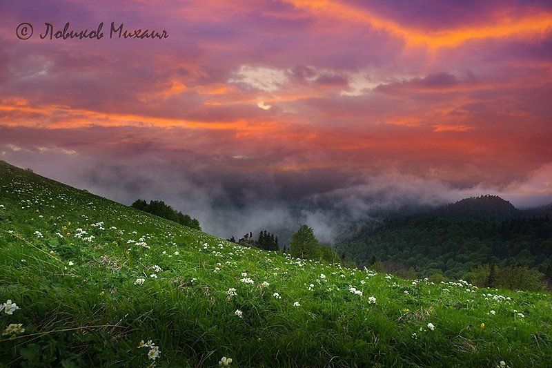 закат. Шесси. весна.photo preview