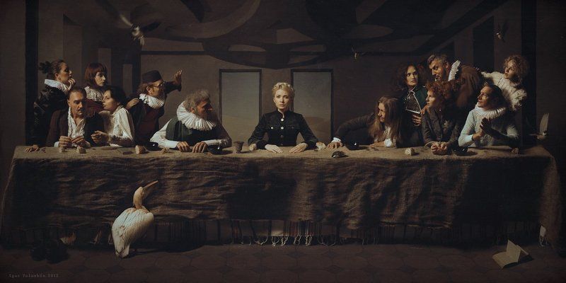 igor voloshin, voloshin, painting, surrealism, computer art, photography, art L’Ultima Cenaphoto preview