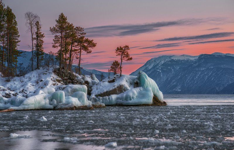 алтай, алтайский заповедник, телецкое озеро, яйлю Хрустальные берегаphoto preview