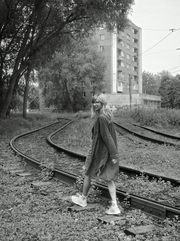 девушка, город ***photo preview