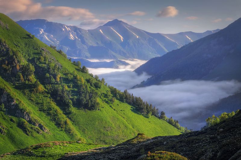 Кавказ лето горы Архыз  Полусонный Архыз..photo preview