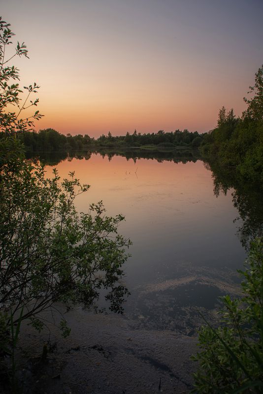 пруды закат июнь лето солнце Закат на прудах фото превью