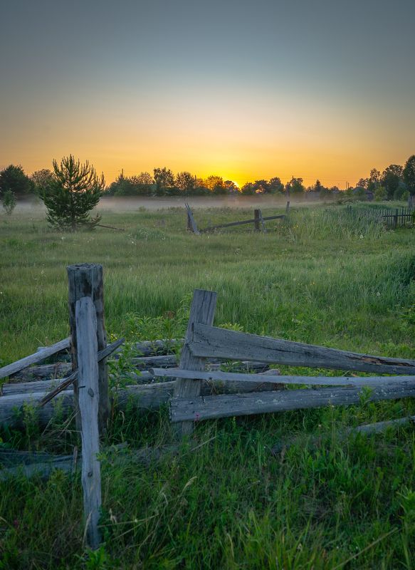 Летний рассвет. фото превью