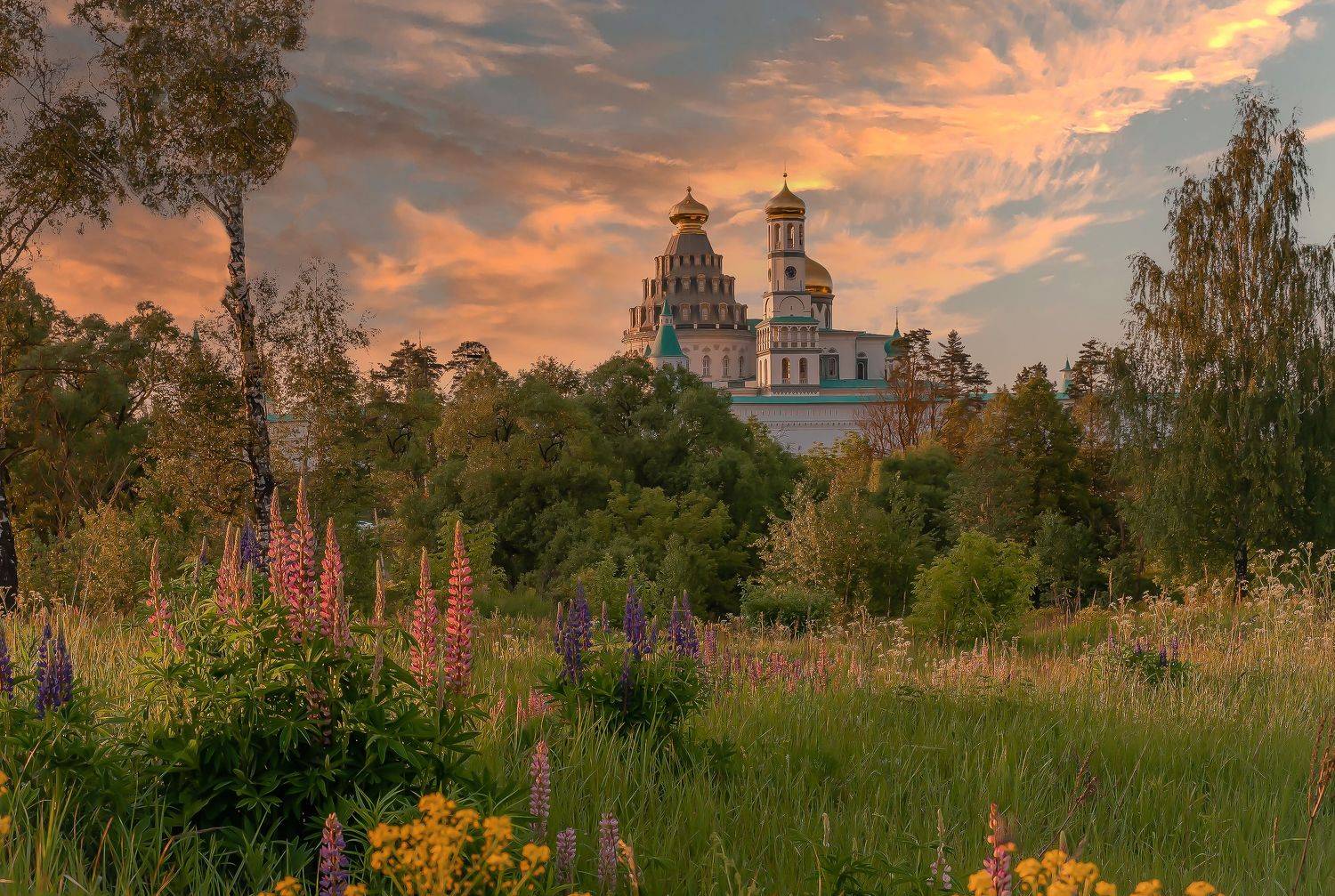Утро. Автор: Бирюков Вячеслав истра....мужской монастырь, Бирюков Вячеслав