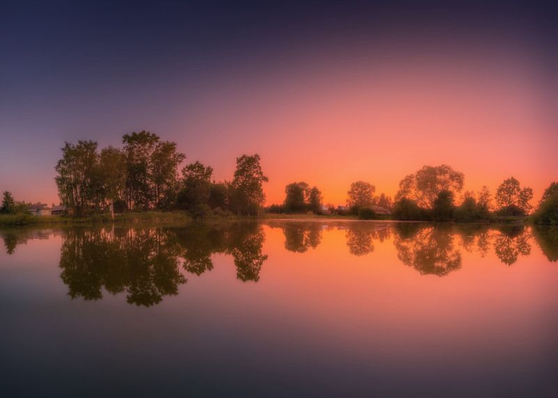 пейзаж Таинственные оттенки уходящего дняphoto preview