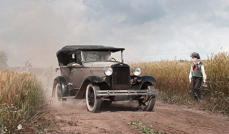 газ а, дорога, лето, пионер, поле Газ Аphoto preview