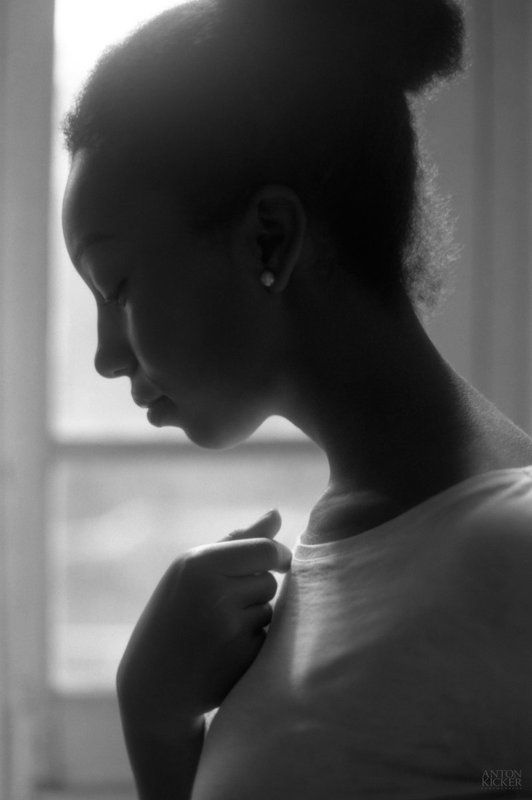 35mm, b&w, black&white, f100, film, girl, kodak, nikon, portrait, t-max, tmax Josephine фото превью