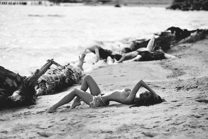 Nikon 80-200, Nikon d800, Красивая девушка, Черно-белое фото Иринаphoto preview