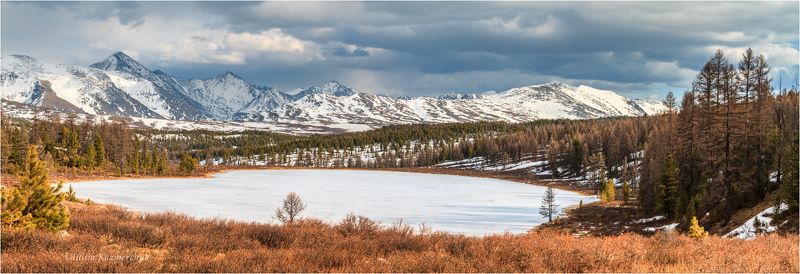 озеро, алтай, весна, май, горы, улаган В ожидании весныphoto preview