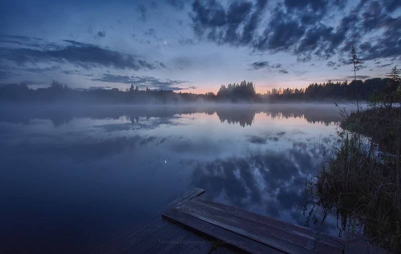 пейзаж, ленобласть, белые ночи, туман, landscape, nature, ленинградская область Ночьюphoto preview