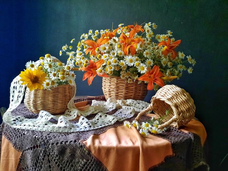 Про ромашки и лилии.photo preview