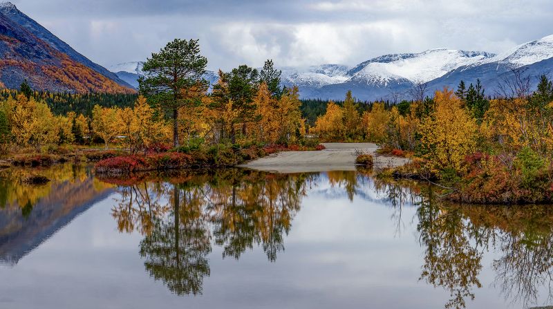 осень,хибины,кольский,панорама Осень в Хибинахphoto preview