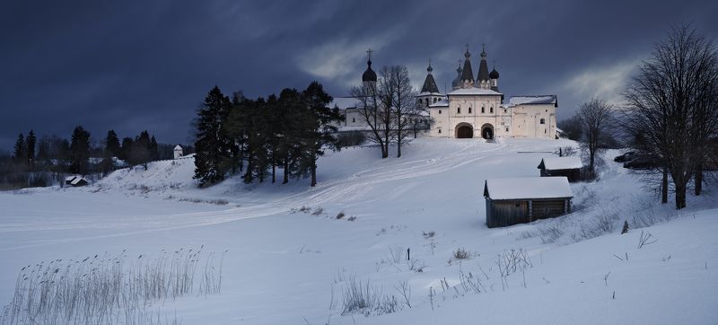 ферапонтово, зима, вечер Зимнее Ферапонтово 2photo preview