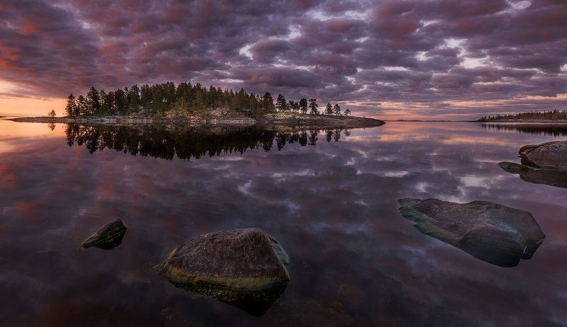 Рассвет на Ладогеphoto preview