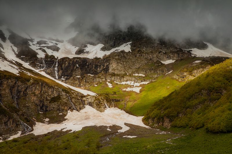 горы, природа, пейзаж, россия, поход, дикая природа Утро в Архызеphoto preview