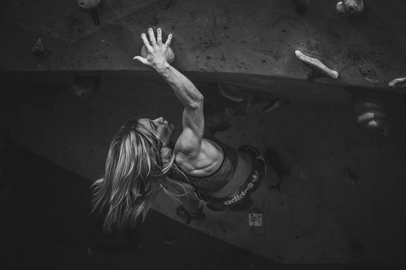скалолазание, спорт, чб ***photo preview