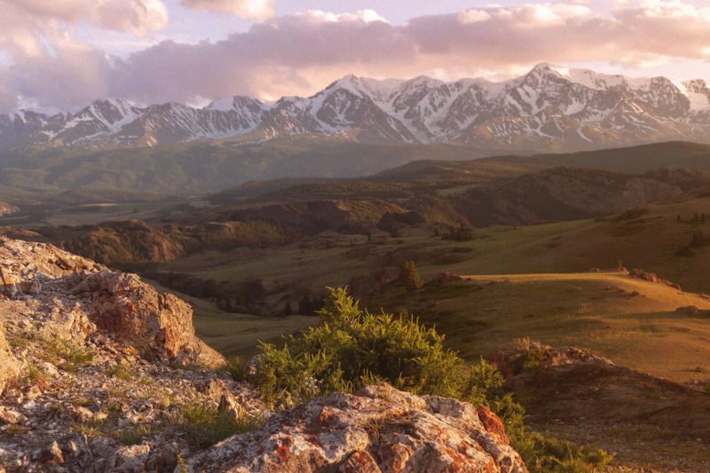 летний закат на алтае Алтайские пейзажиphoto preview