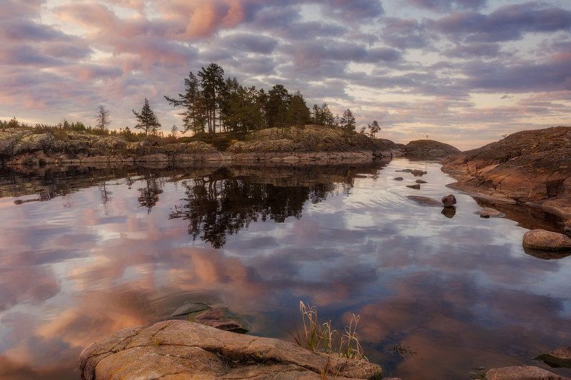 Рассвет на Ладогеphoto preview