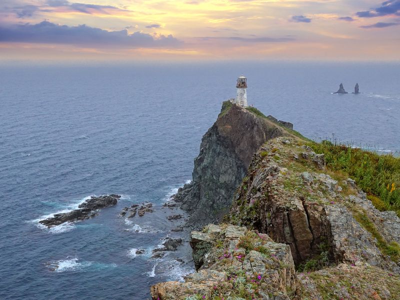 природа, пейзаж, утёс, море, кекуры, два брата Утёс Бриннера и 2 брата фото превью