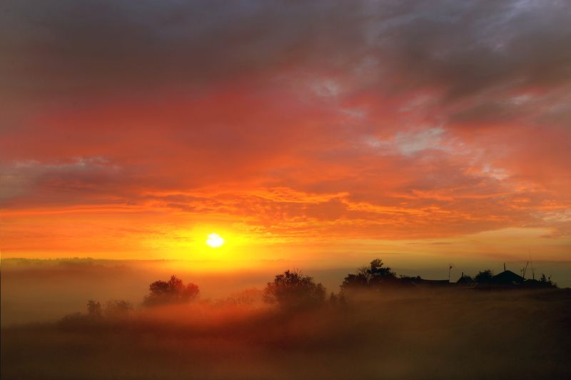 пейзаж,закат photo preview