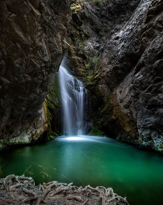cyprus, troodos, waterfall Millomeri Waterfall, Cyprusphoto preview