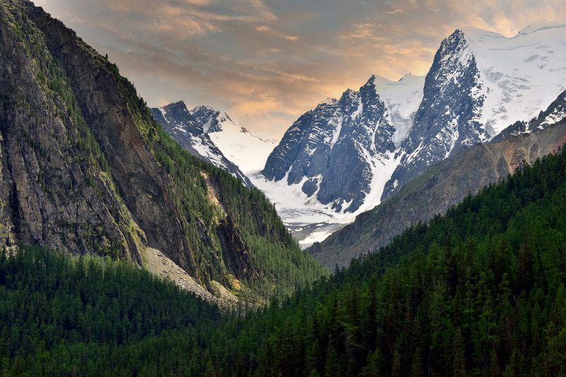 пейзаж, природа, путешествие, горы, панорама, алтай пик Крыловаphoto preview