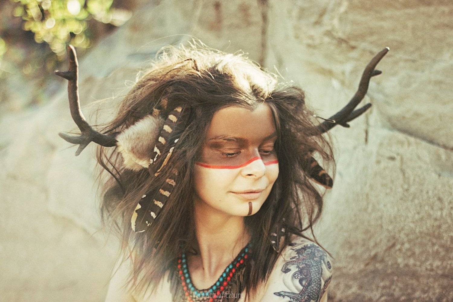 мифология, сказки, девушки, индейцы, Шварцбург Верочка
