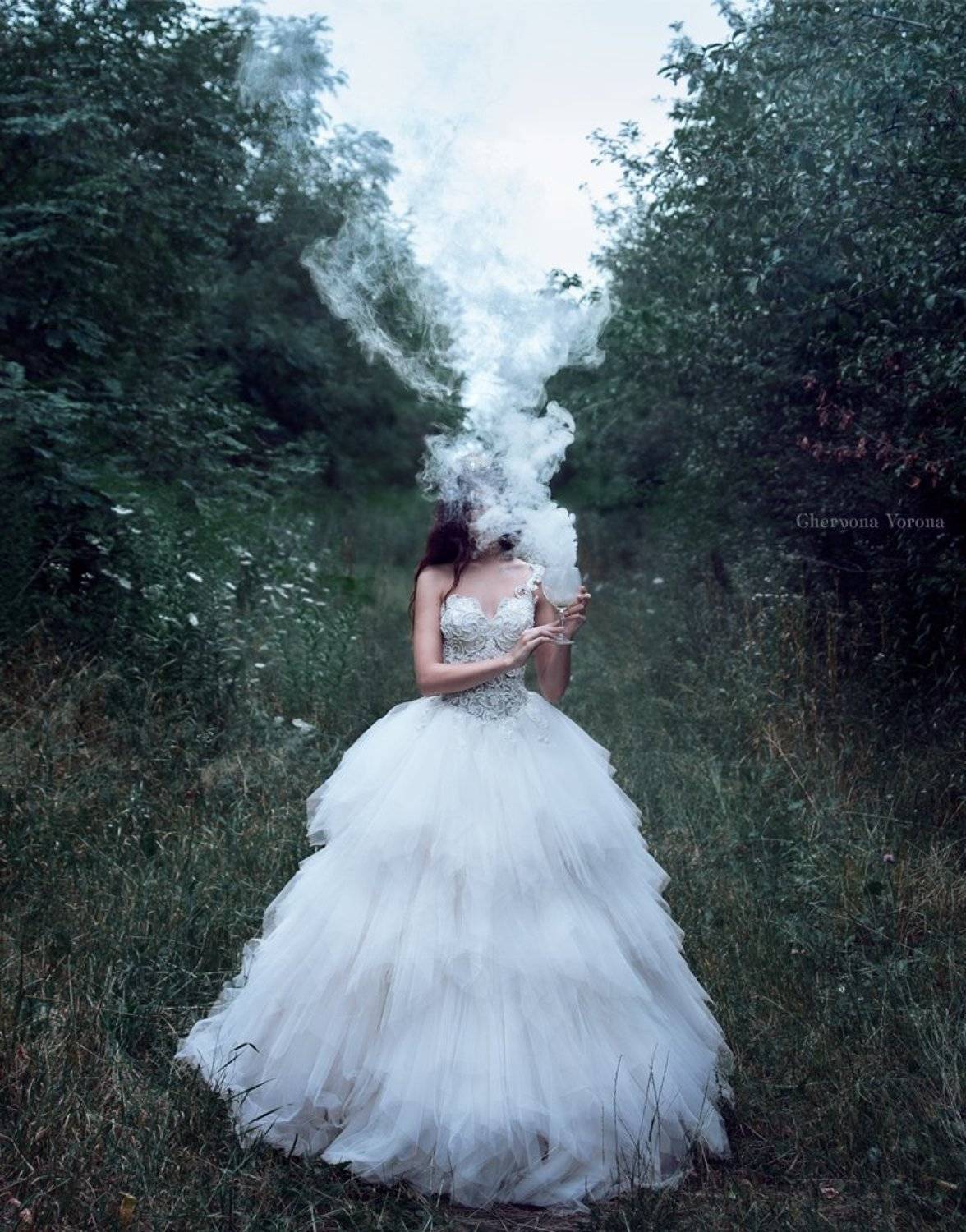 тайна, mistery, загадка, дым, smoke, forest, wood, лес, Дарья Яковенко