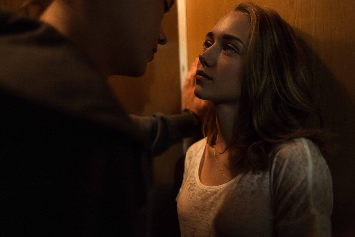 девушка, парень, лифт, любовь, свет, Блохин Антон