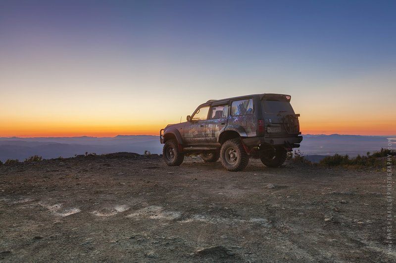 Сахалин, остров, Россия, путешествия, закат, на вершине, машина, джип, красота, природа, смотровая, sunset, nature, Russia, Sakhalin, island, at the top, viewpoint Джиппингphoto preview