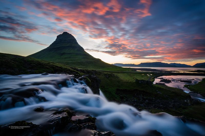 Kirkjufellsfoss, Kirkjufel, Iceland, mountain, waterfall, water, long exposure, little stopper, landscape, nature Kirkjufellsfossphoto preview
