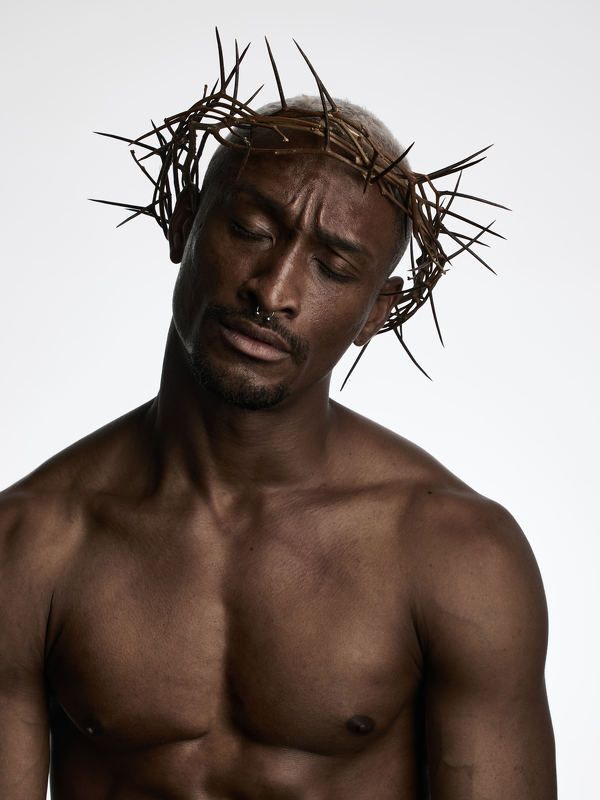 portrait, studio, male, black male,  photo preview