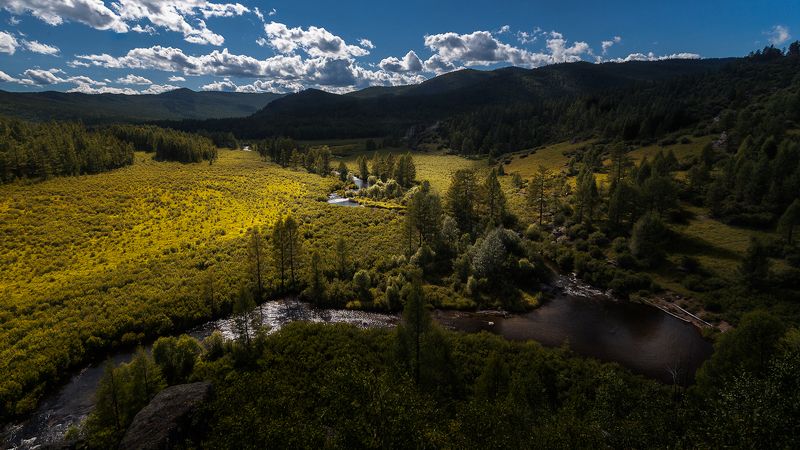 Забайкалье, Река, Зелёный Дорога на Сохондоphoto preview