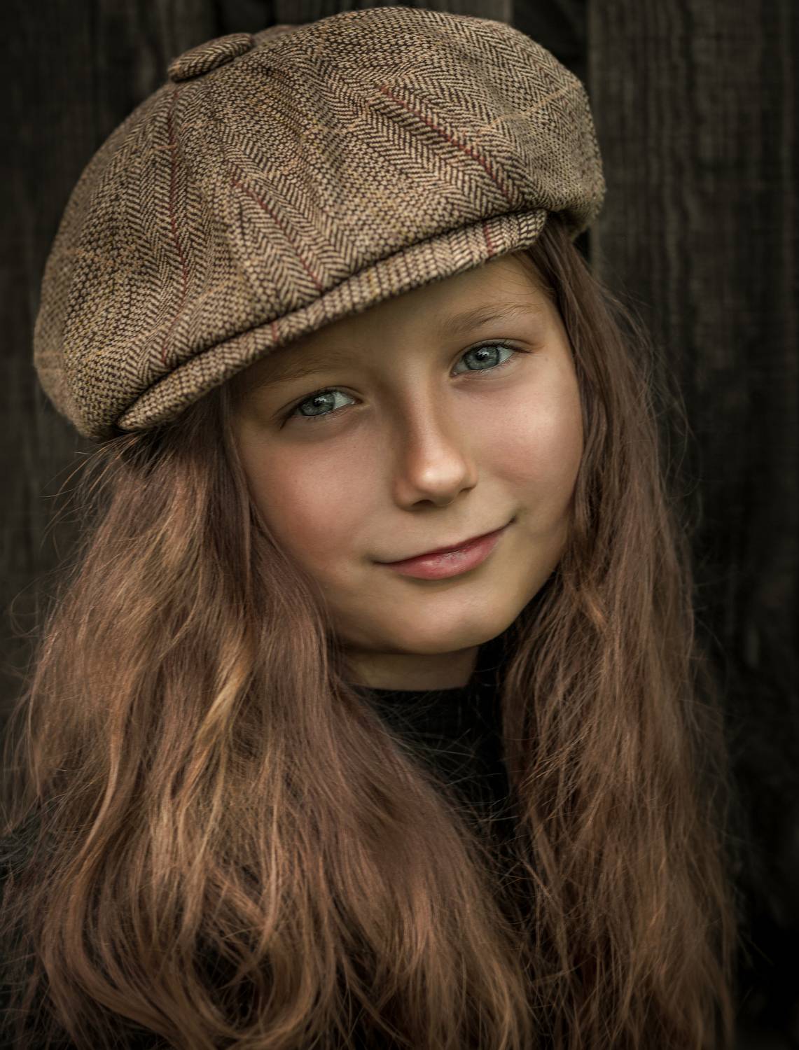 детский портрет, кепка, ребёнок, взгляд, улыбка, portrait, sight, children\'s portrait, Aleksey Sologubov