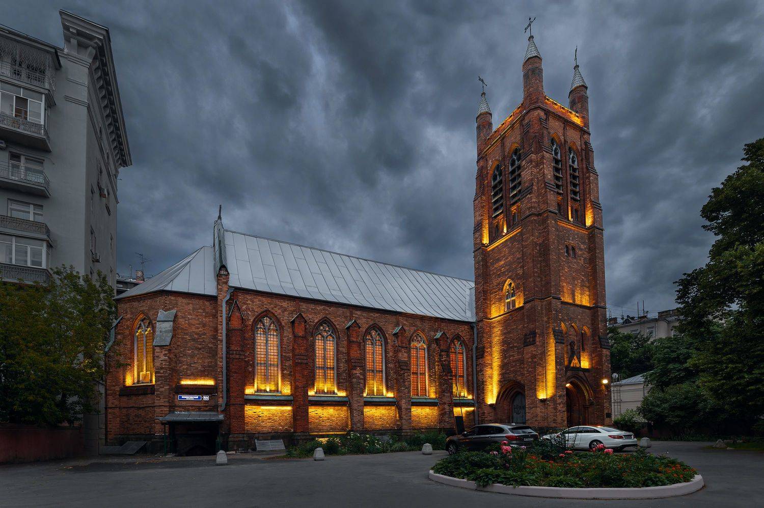 Англиканская церковь Святого Андрея. Москва.. Автор: Martyshkin Alexey город, архитектура, москва, улица, street, city, moscow, russia, architecture, urban, Martyshkin Alexey