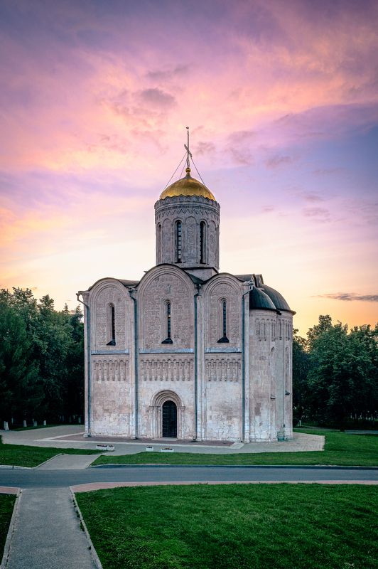 соборы, архитектура, Владимир Дмитриевский собор, Владимир фото превью