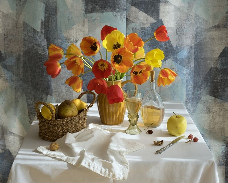 #натюрморт #still_life Тюльпановый полденьphoto preview