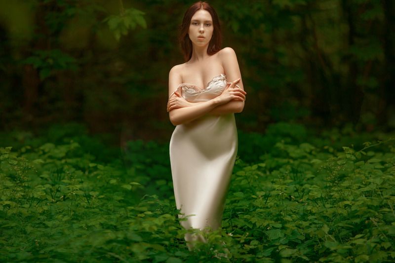 Girl in forestphoto preview