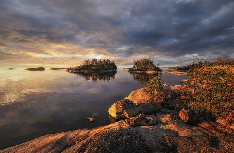 ладожские шхеры, ладога, карелия Ладожский рассвет фото превью