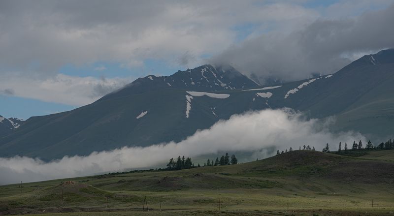 nature, landscape, mountains, clouds, облака, горы, пейзаж, природа photo preview
