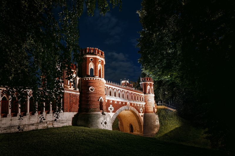 город, архитектура, москва, улица, street, city, moscow, russia, architecture, urban Царицыно, Фигурный мостphoto preview