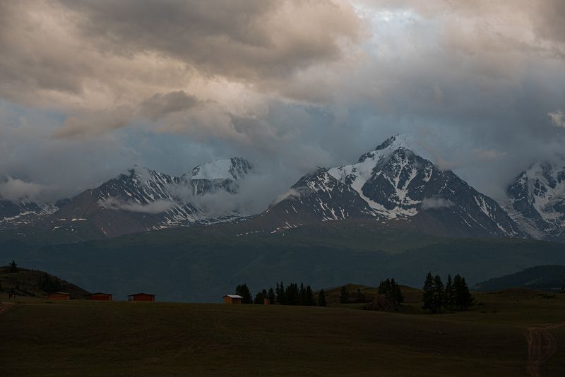 nature, landscape, mountains, clouds, облака, горы, пейзаж, природа photo preview