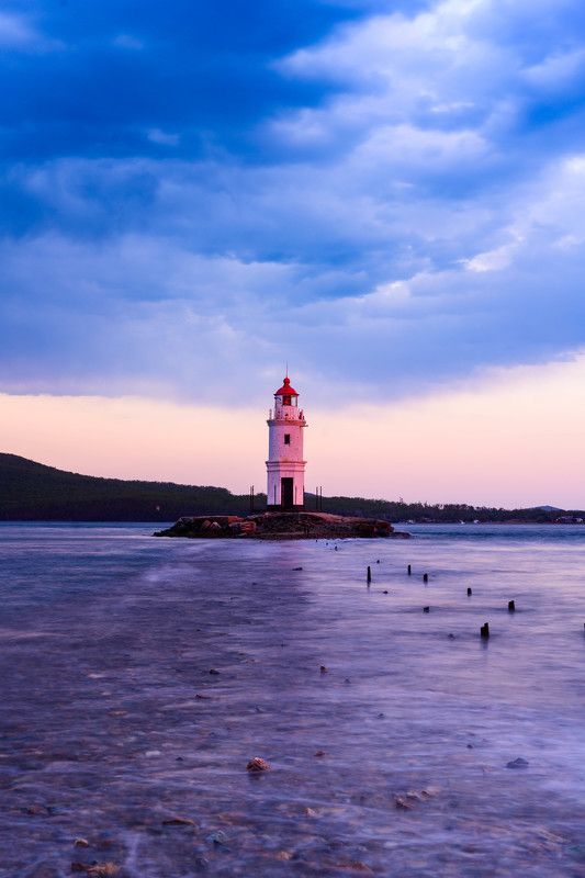 Маяк на Токаревской кошке, Владивосток.photo preview