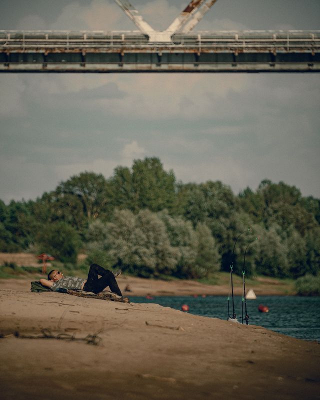 рыбалка, природа, река, отдых Речные волки фото превью