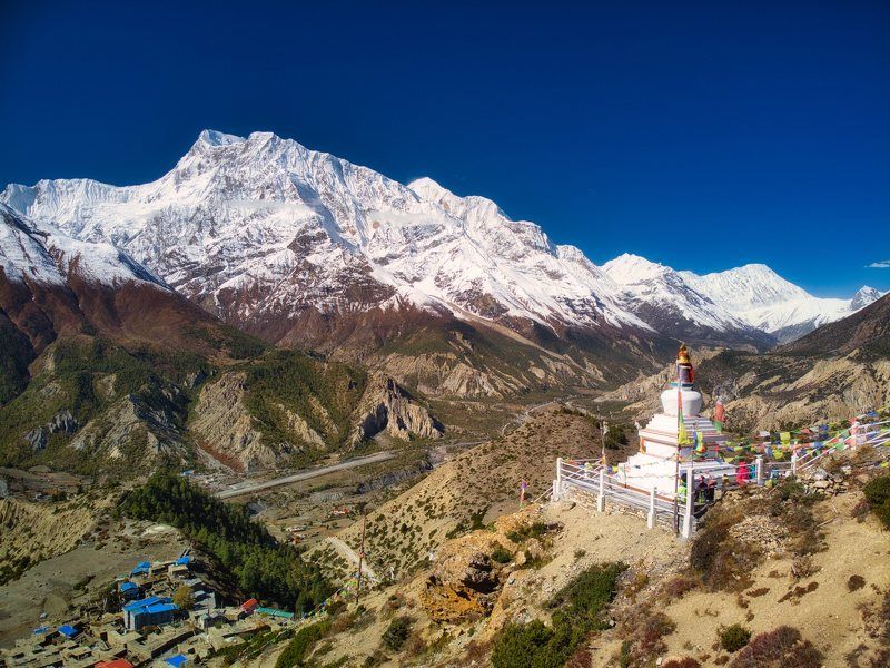India, Himalayas, Nature, Forest, Adventure, Mountain, Snow, Ice, Journey, Landscape, Clouds, Sky, Travel, Stone, Cold, Pilgrim, Outdoors, Hiking, Uncultivated, Peak, Tibet, altitude, clear, glacier, himalayan, powerful, wild, cliff, famous, high, landmar Annapurna snowcapped peak in the Himalaya mountains, Nepalphoto preview