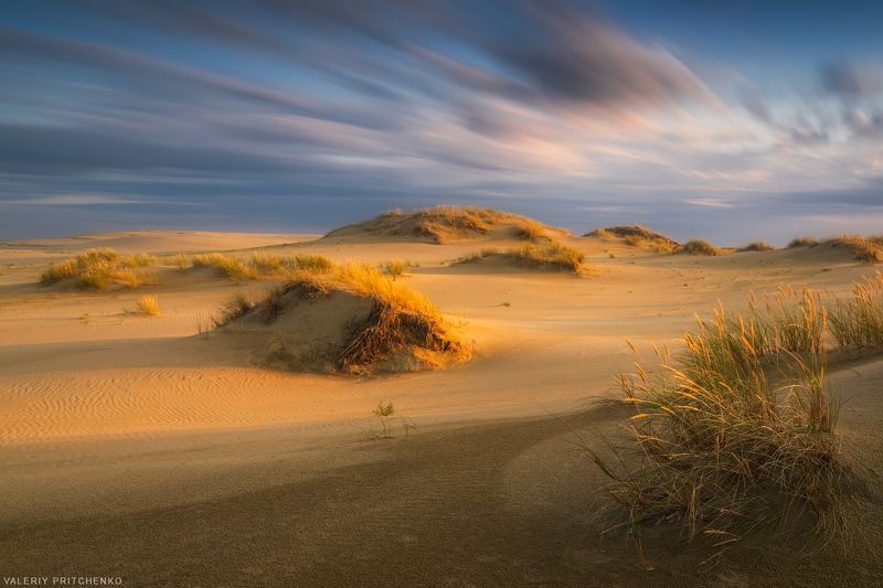 пейзаж, природа, закат, вечер, дюны, landscape, nature, sunset *photo preview