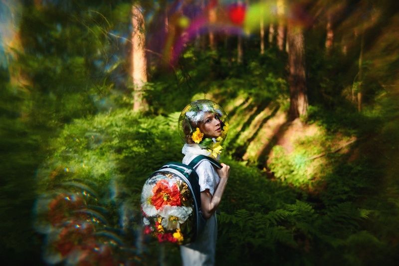 inhaling flowers фото превью