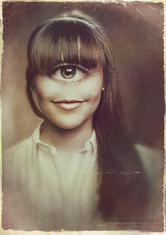 сюррелизм, девушка, женщина, глаз, ретро, винтаж, ретушь, лобур, арт oneyephoto preview