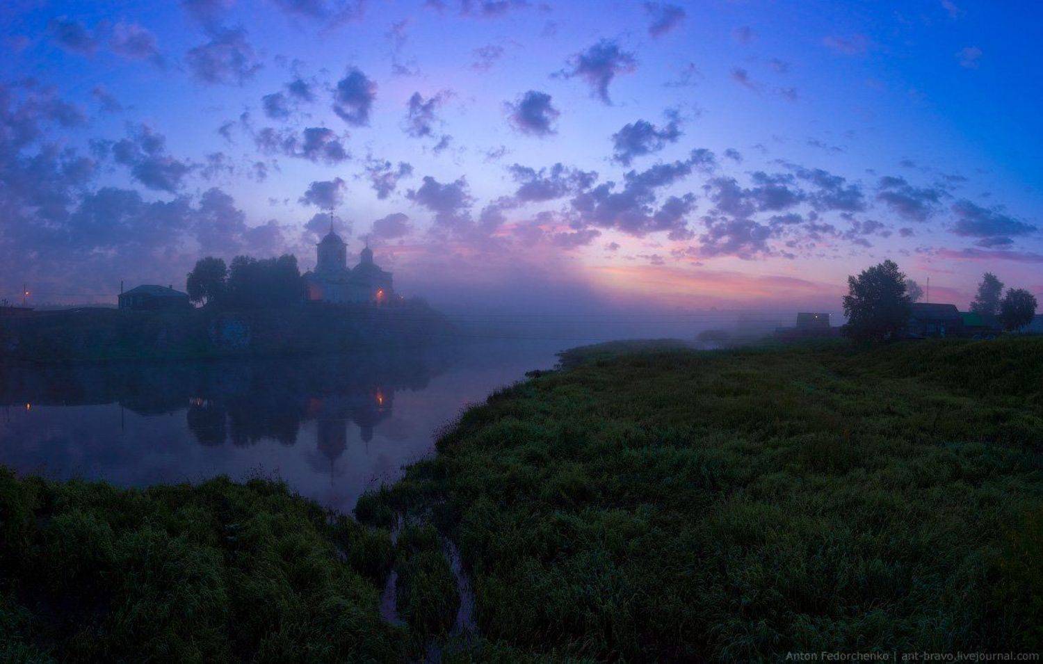 Рассвет на Чусовой III. Автор: Антон Федорченко чусовая, Антон Федорченко