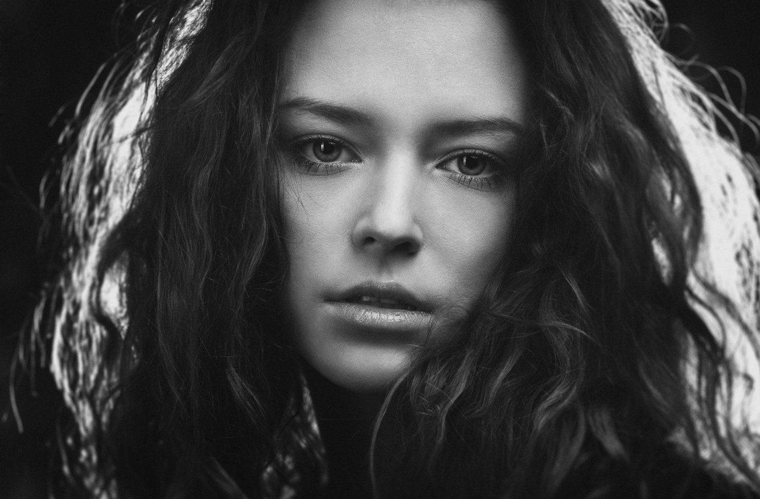 Portrait. Автор: Андрей Лободин Beautiful, Beauty, Black & white, Bw, Emotion, Eyes, Face, Girl, Light, Model, Moscow, Nikon, People, Portrait, Андрей Лободин